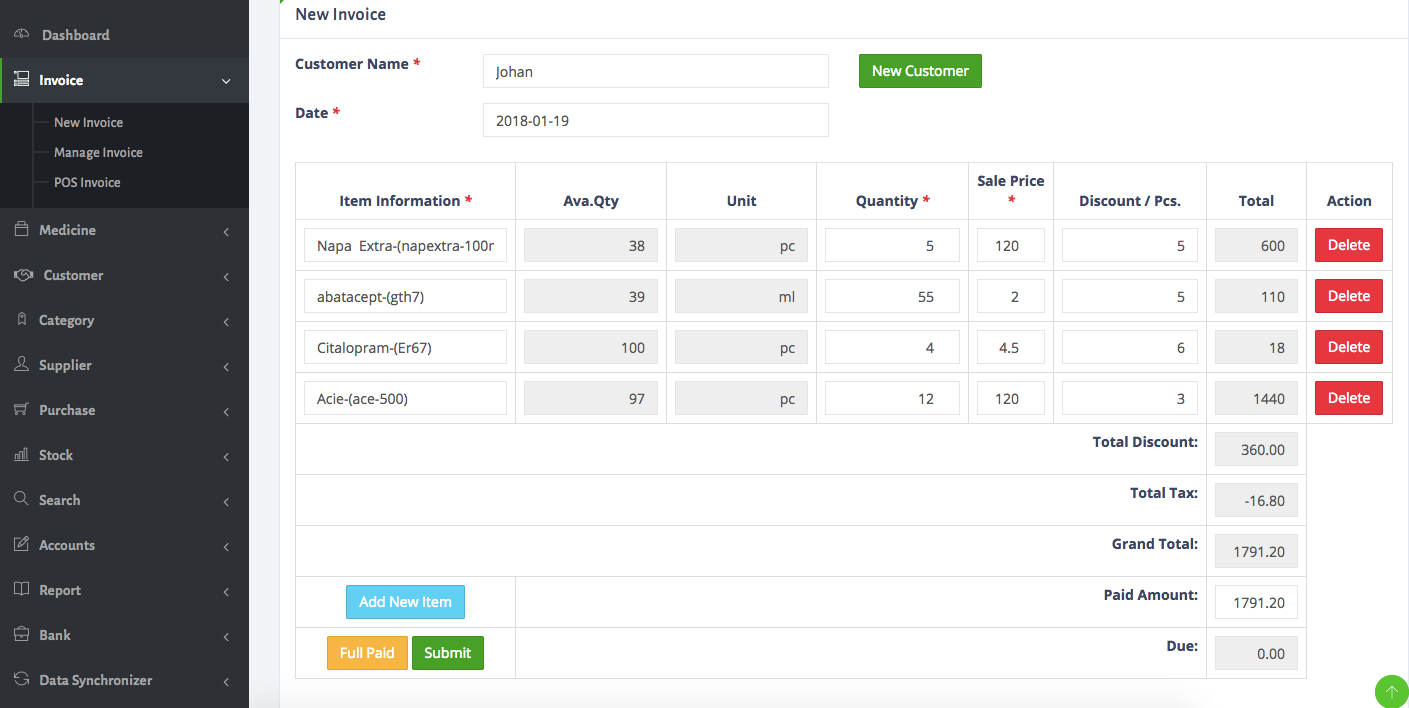 pharmacy Management System sales